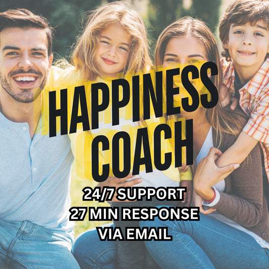 HAPPINESS COACH - Your Question Answered Within 27 Minutes Via Email